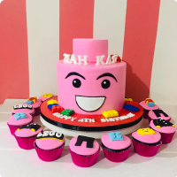 Lego Girl Lego Cake