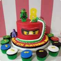 Ninja Leho Lego Custom Cake