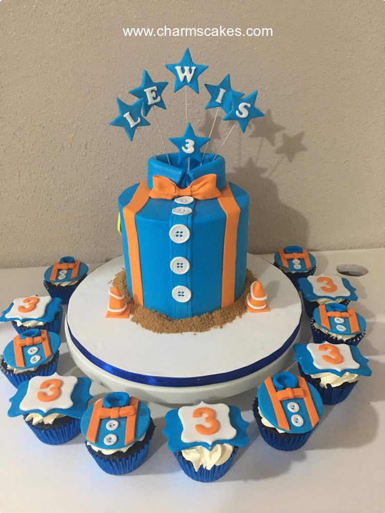 Lewis Little Man Custom Cake