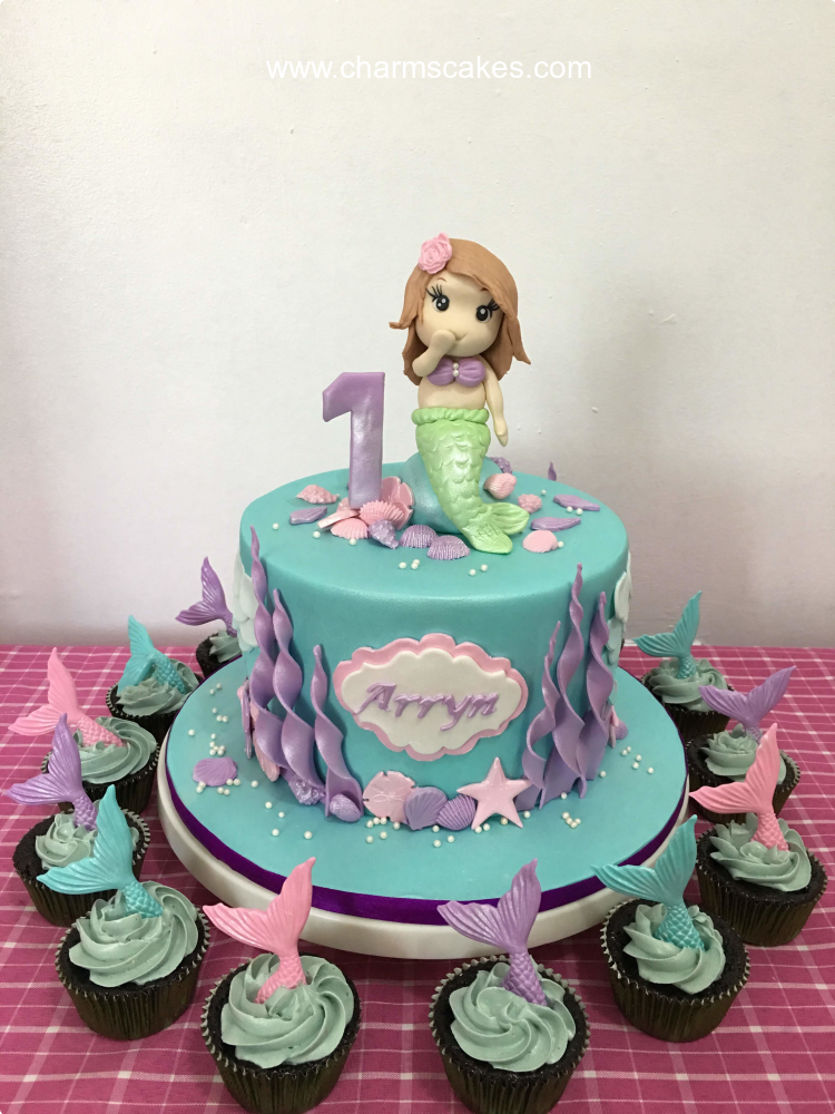 Arryn Mermaid Custom Cake