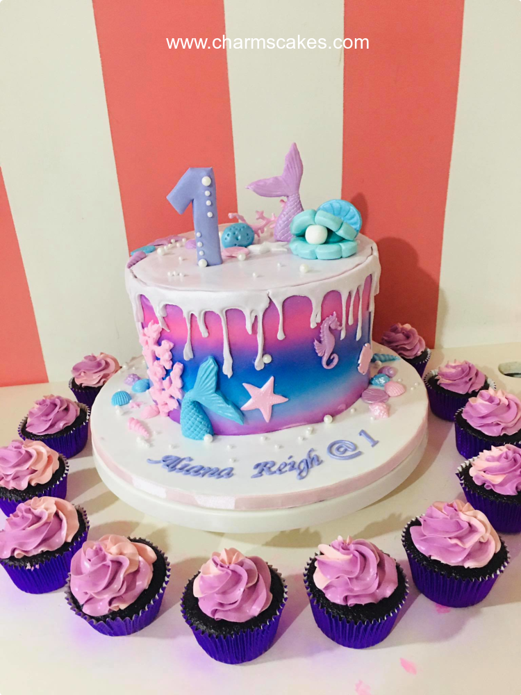 Aliana Mermaid Custom Cake