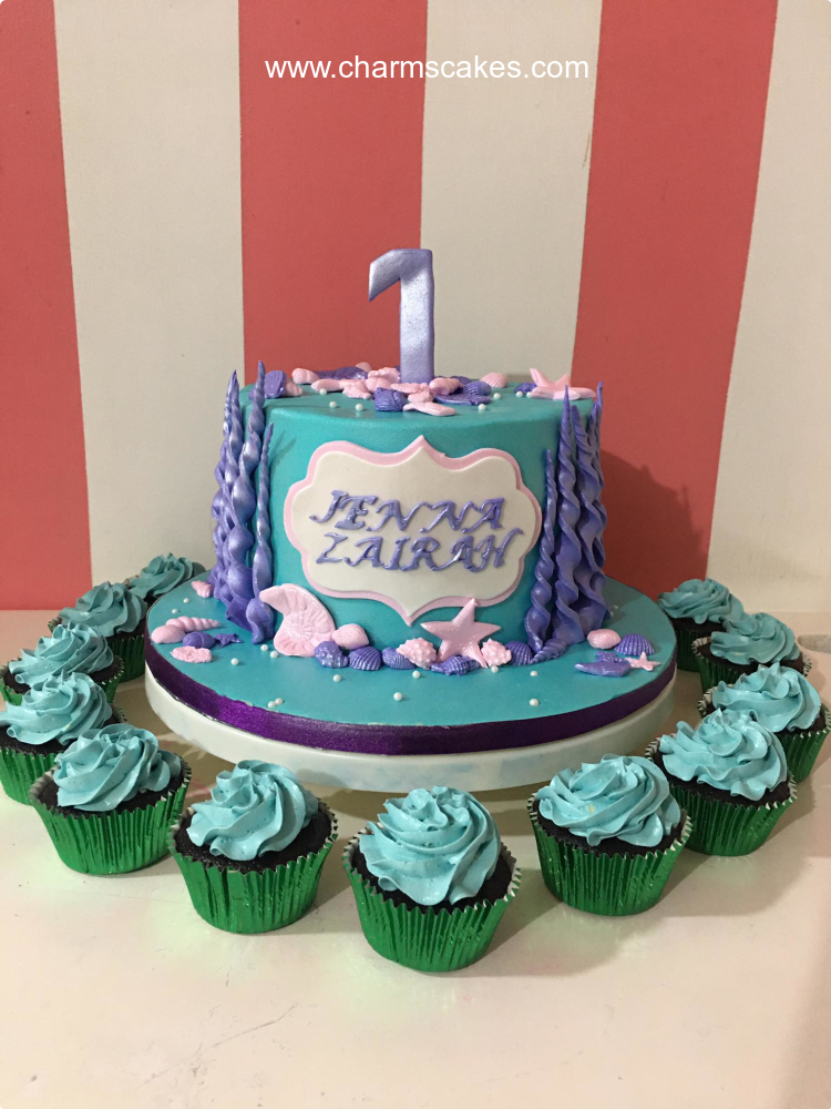 Jenna Mermaid Custom Cake