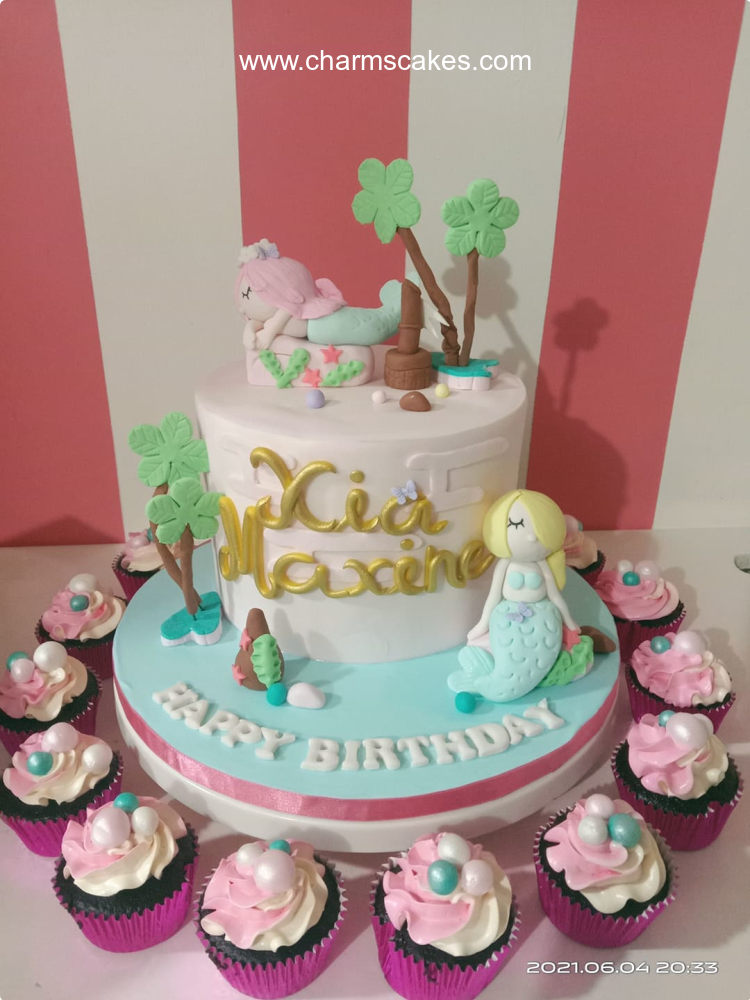 Xia Mermaid Custom Cake