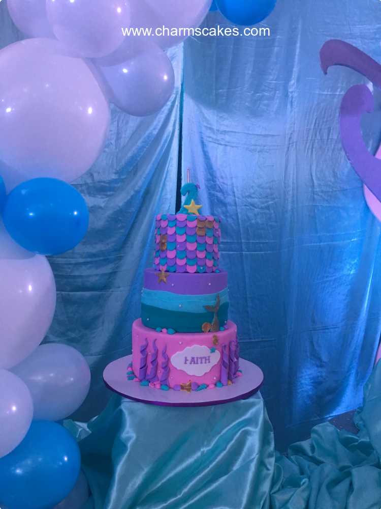 Yes Mermaid tails Mermaid Custom Cake