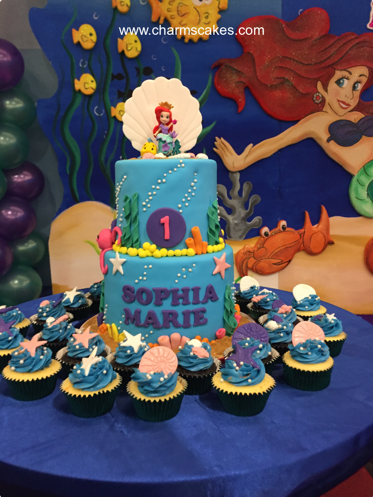 Mermaid Sofia Mermaid Custom Cake