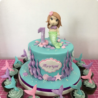 Arryn Mermaid Custom Cake