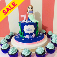 Chloe Mermaid Custom Cake