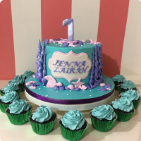 Jenna Mermaid Custom Cake