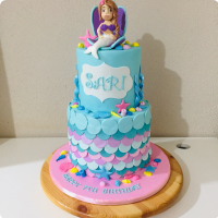 Mermaid Sari Mermaid Custom Cake