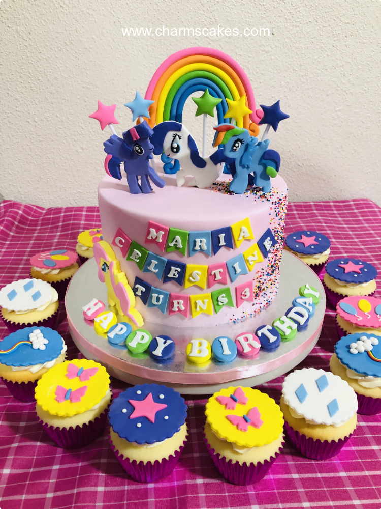 Dash Little Pony Custom Cake