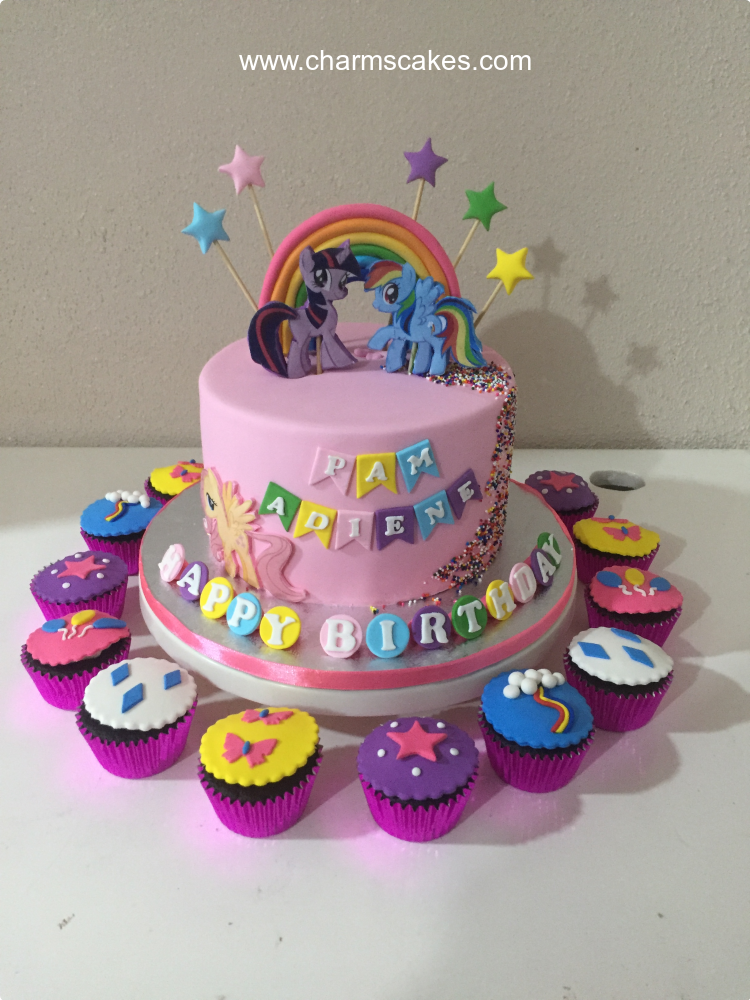 Little Pony” Rainbow Dash Cake – Rollpublic