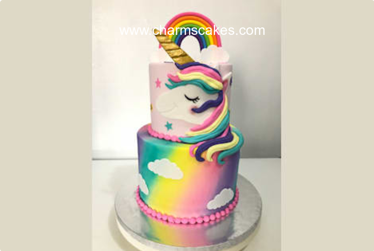 Rainbow D. Little Pony Custom Cake