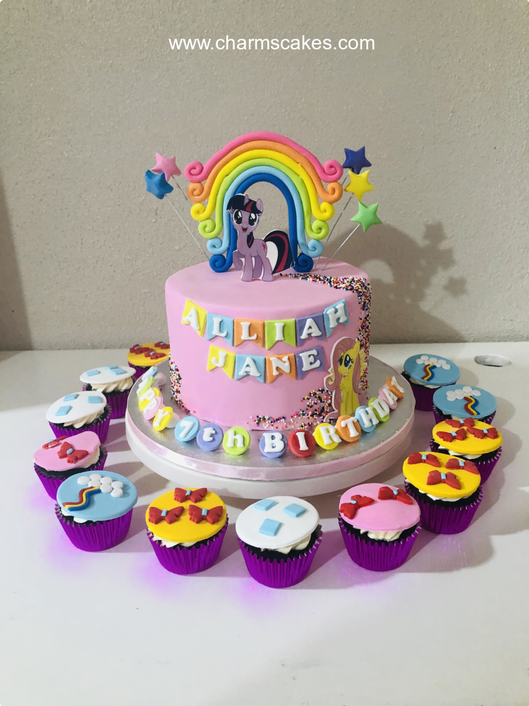 My Little Pony 4th Birthday cake - Mel's Amazing Cakes