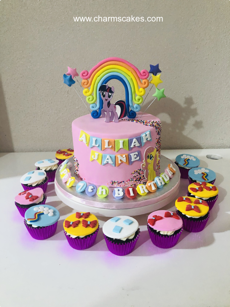 Pony Sparkle Little Pony Custom Cake