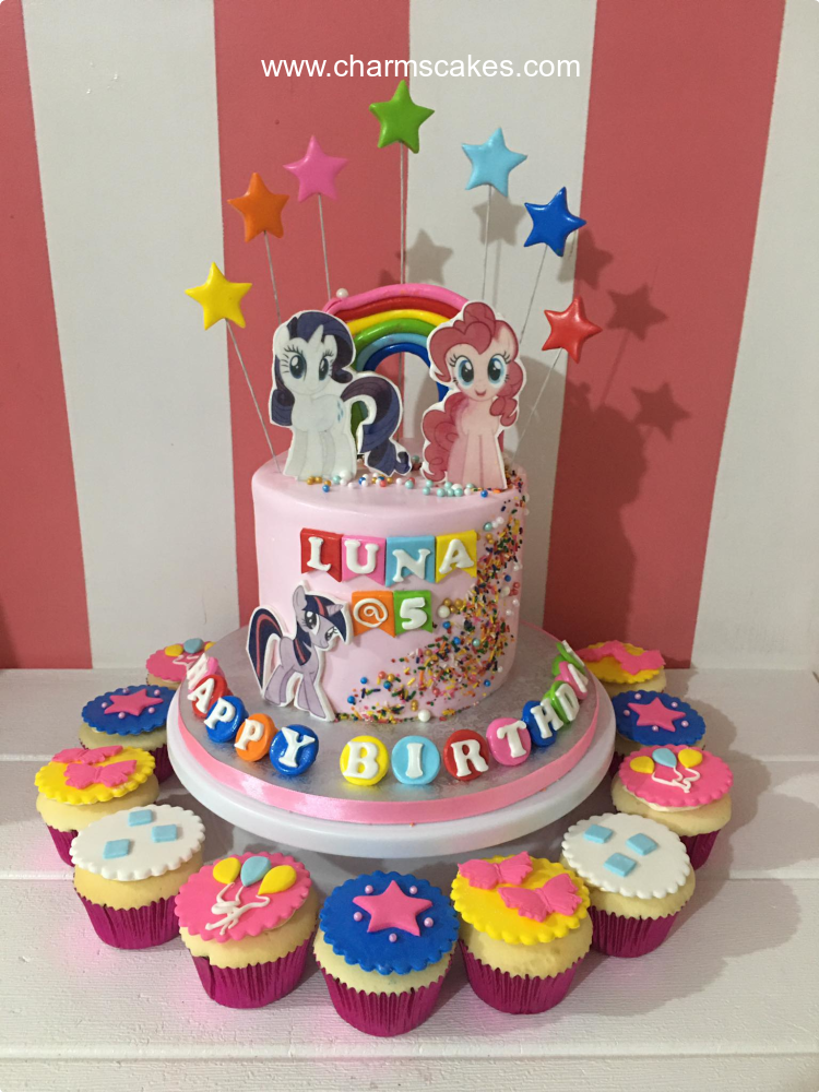 Luna's Little Pony Custom Cake