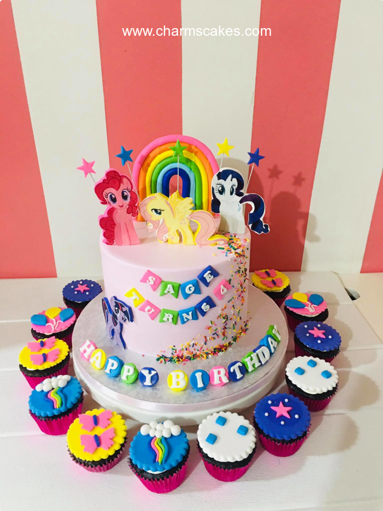 Team Ponies Little Pony Custom Cake