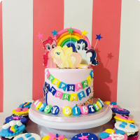 Stephanie Little Pony Custom Cake