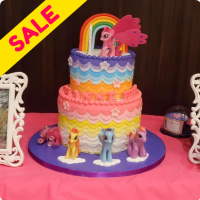 Little Ponies Little Pony Custom Cake