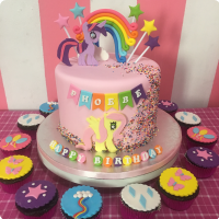 Dash #1 Little Pony Custom Cake