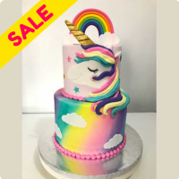 Rainbow D. Little Pony Custom Cake