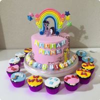 Pony Sparkle Little Pony Custom Cake