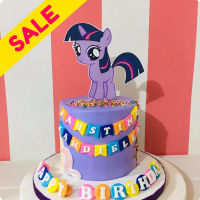 My Little Pony tiered birthday cake - The Baking Fairy