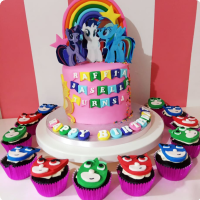 Paffia Little Pony Custom Cake