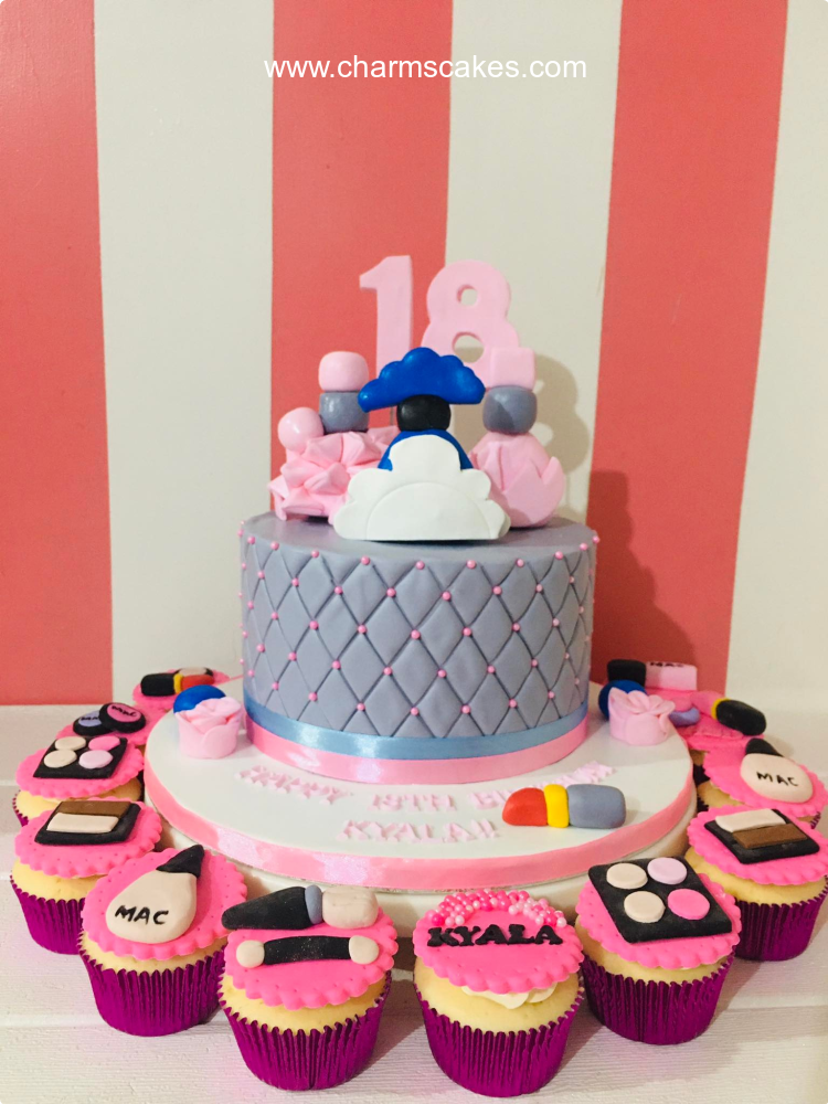 Perfume Make Up Custom Cake