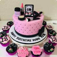 Debut Make Up Custom Cake