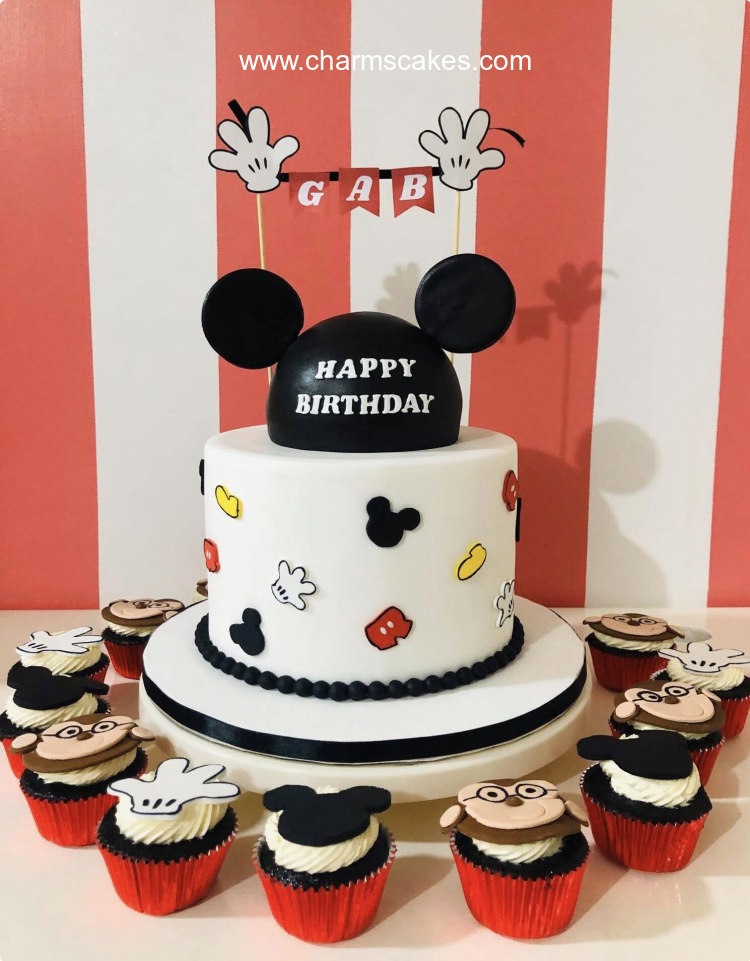 Mickey's Headcap Mickey Mouse Custom Cake