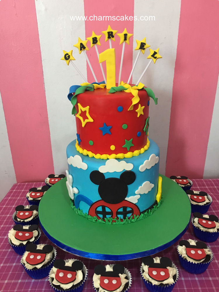 Mickey Mouse (gab) Mickey Mouse Custom Cake