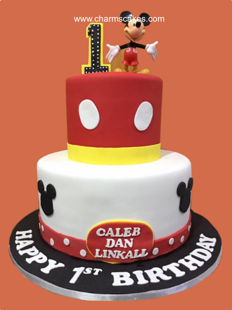 Caleb's Mickey Mouse Custom Cake