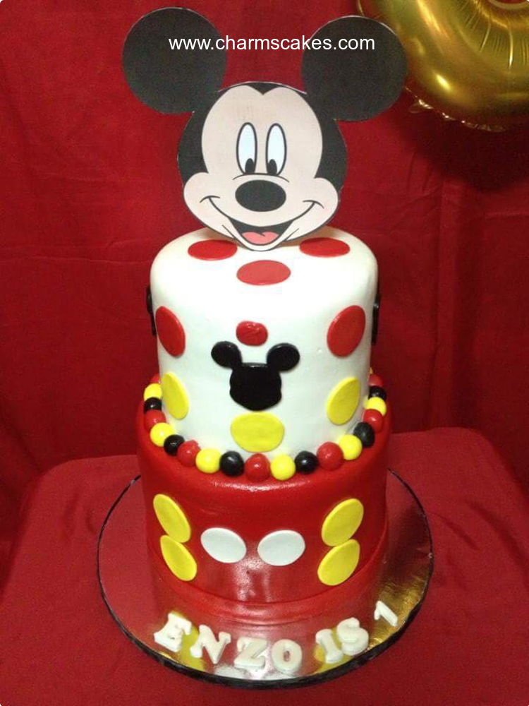 Mickey Mouse (Enzo) Mickey Mouse Custom Cake