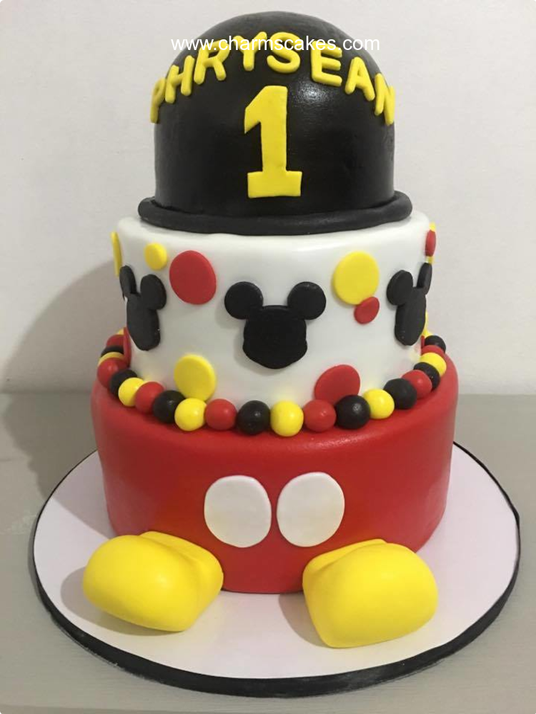 Mickey Mouse (Krysean) Mickey Mouse Custom Cake