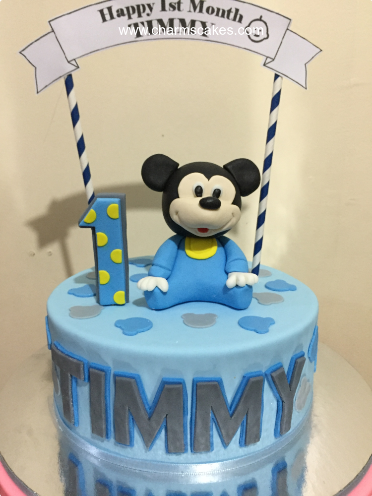 Timmy's Mickey Mouse Custom Cake