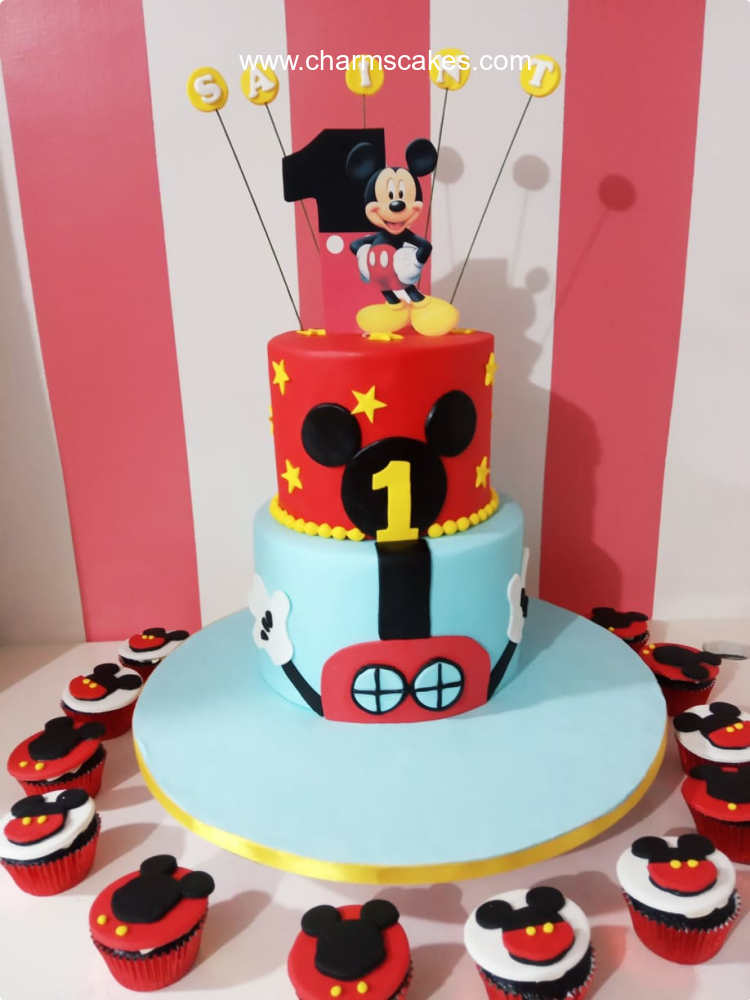 Saint Mickey Mouse Custom Cake