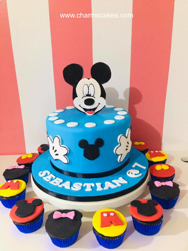 Sebastian Mickey Mouse Custom Cake