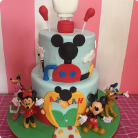 Mickey Mouse (Azrah) Mickey Mouse Custom Cake