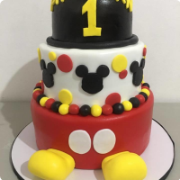 Mickey Mouse (Krysean) Mickey Mouse Custom Cake