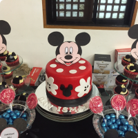 Mickey Mouse (Dan Ismael) Mickey Mouse Custom Cake