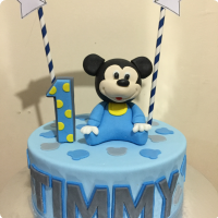 Mickey Mouse (Timmy) Mickey Mouse Custom Cake