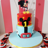 Saint Mickey Mouse Custom Cake