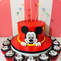 John Mickey Mouse Custom Cake