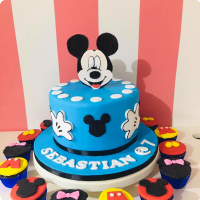 Sebastian Mickey Mouse Custom Cake