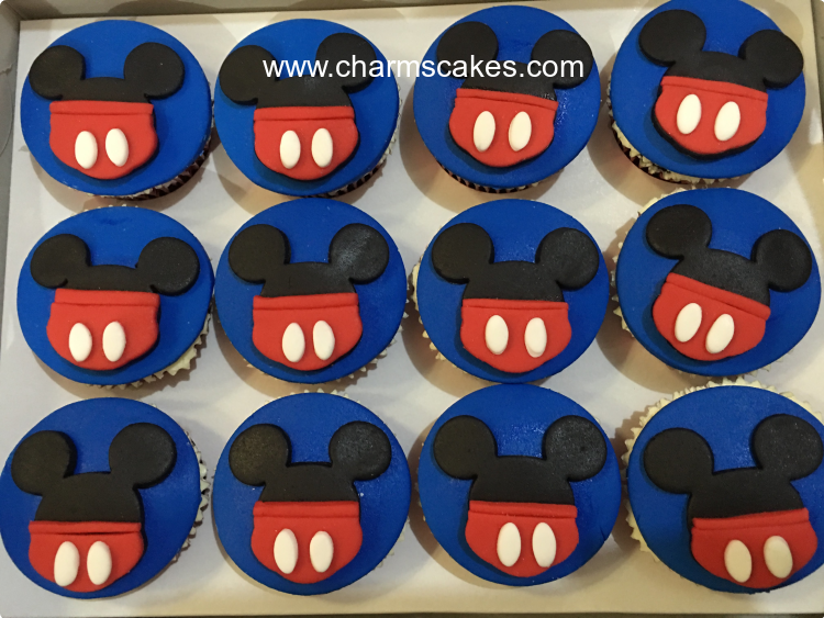 Cupcakes Mickey Mouse Custom Cake