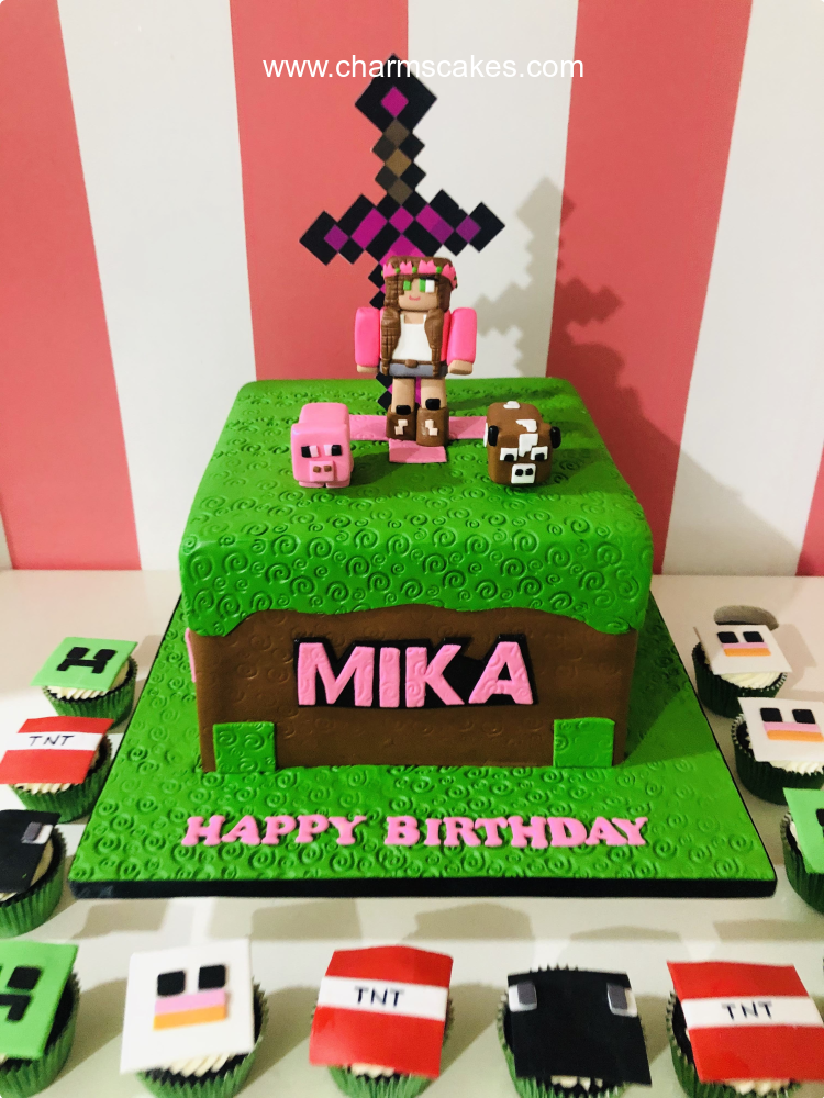 Mika Minecraft Custom Cake