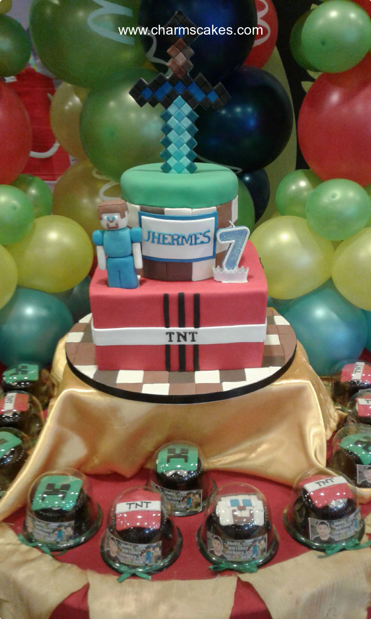 Hermes Minecraft Custom Cake