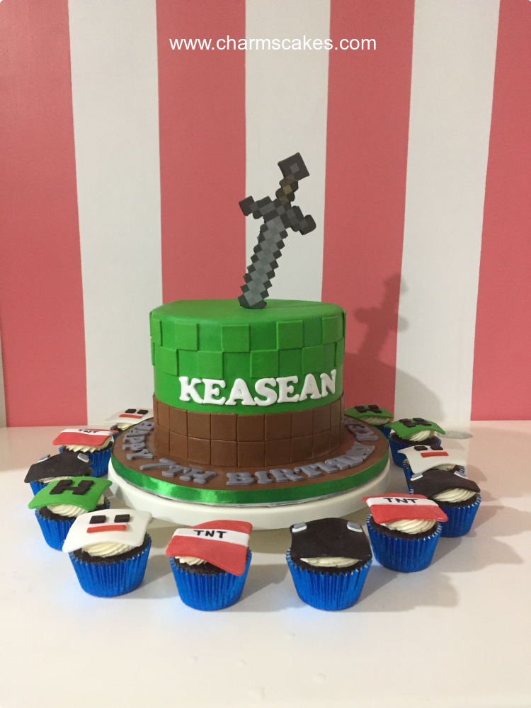 minecraft sword cake ideas