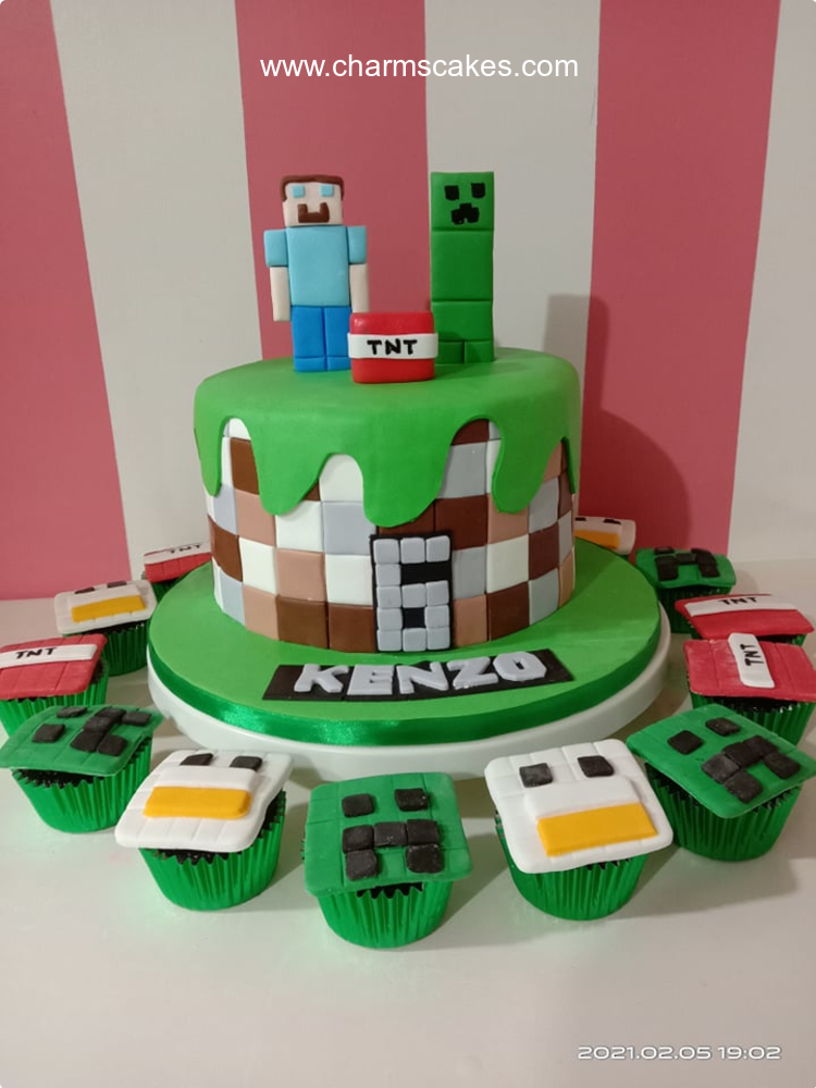 Kenzo Minecraft Custom Cake