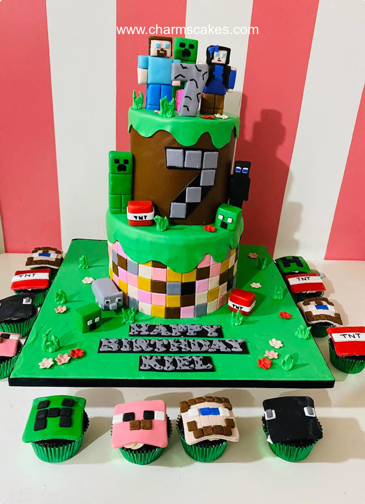 Kiel's Minecraft Custom Cake